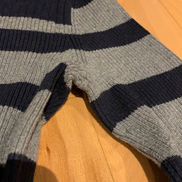 EUC Jacob Navy blue & Grey Striped Boat neck Sweater - size M - Picture 14 of 16